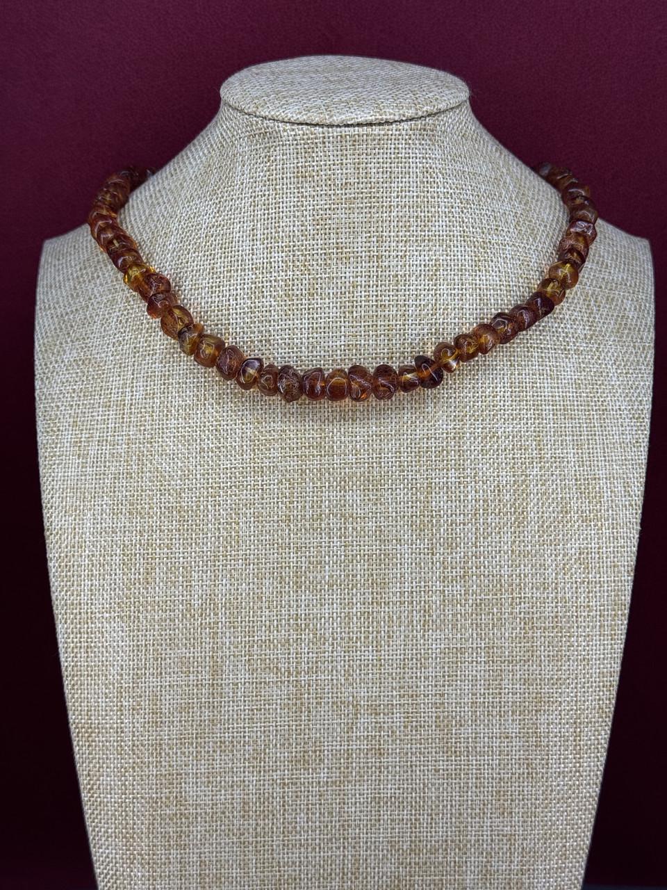 Бусы из янтаря лечебные 43 см (н-704)