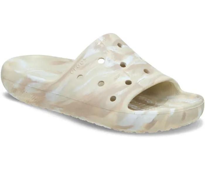 Шльопанці Crocs Classic Marbled Slide M13 р. 48/49 31 см Bone/Multi (211211) - фото 2