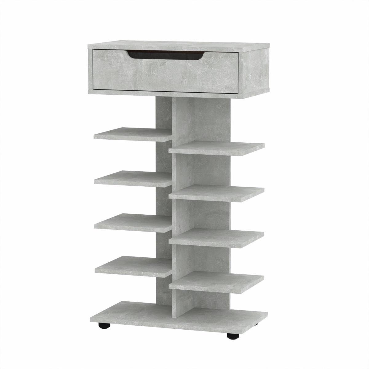 Тумба для обуви Компанит ТО-15 60х32х104,8 см Ателье светлый (25396572)