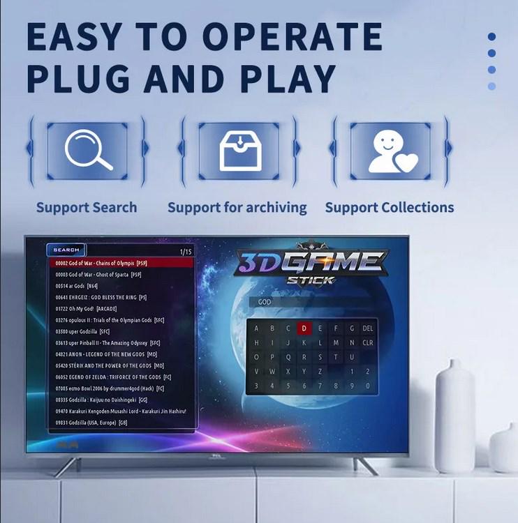 Ігрова консоль Linux Y6 Powkiddy Boyhom 128Gb 11000+ добірних ігор/батарейки для контролерів 4 шт. (1583) - фото 5