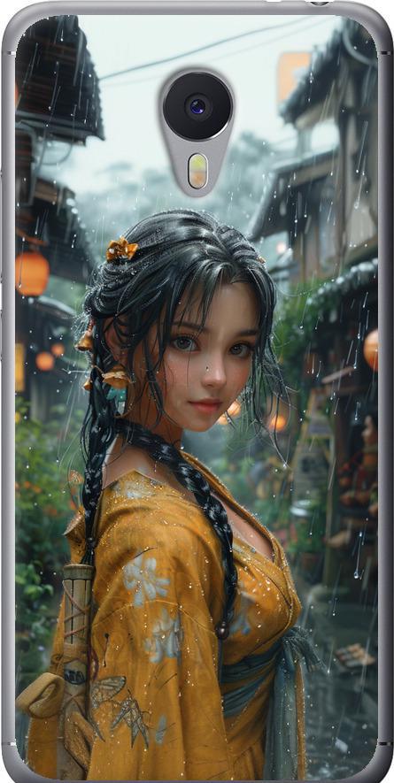Чехол на Meizu M3 Note Anime-girl (6133t-256-42517)