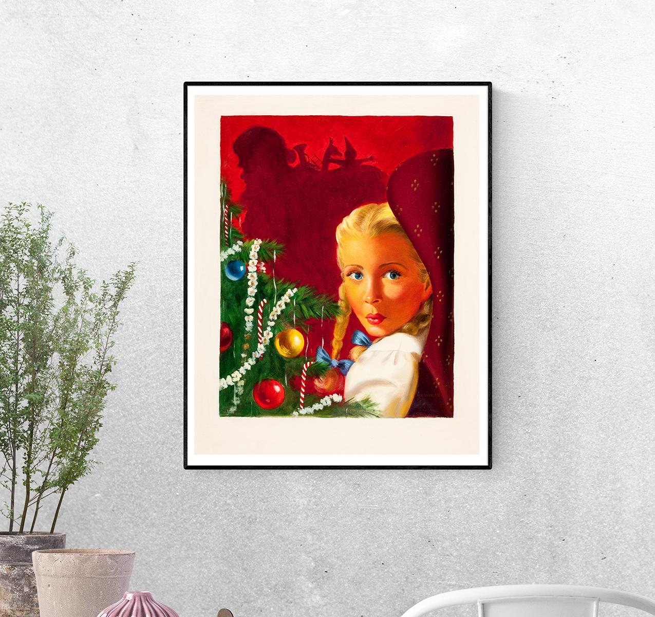 Постер Удивление в Новогоднюю ночь формат А-2 (pin_up010013_Poster)