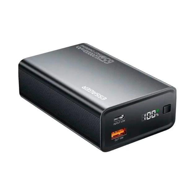 Повербанк для ноутбуків ESSAGER EDY65-LD01-Z 20000 mAh 65 W (EDY65-LD01-Z)