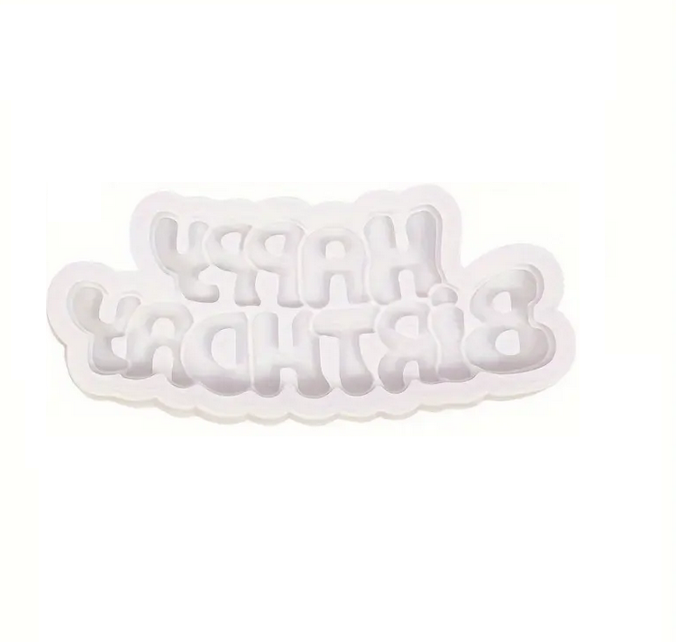 Форма силіконова для дня народження Білий (SAM-07721)