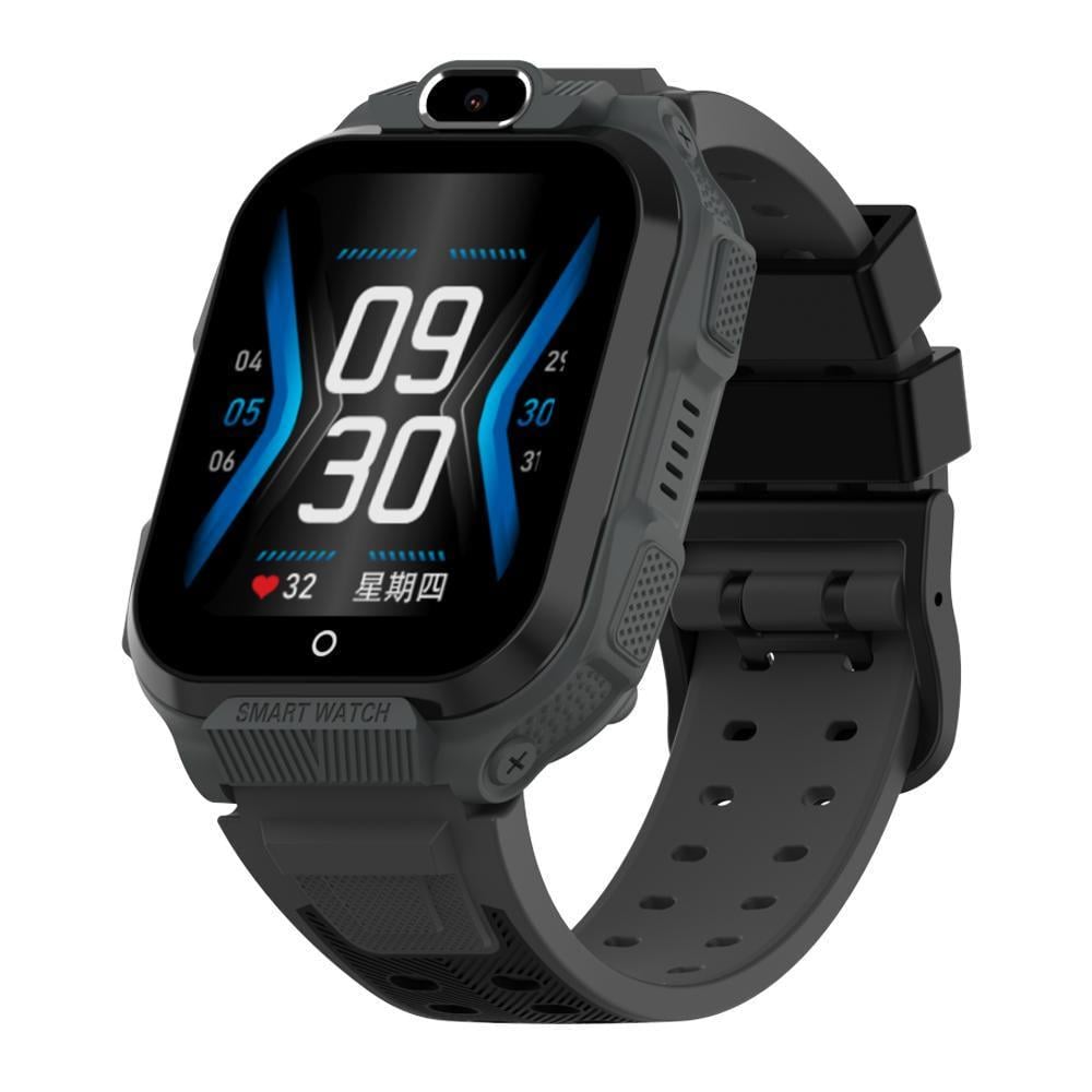 Смарт-часы детские D08 GPS 4G SIM и видеозвонком Черный (35625955)