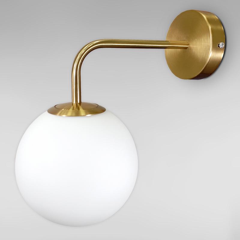 Настінний світильник LS-18024/1W Золото/Білий