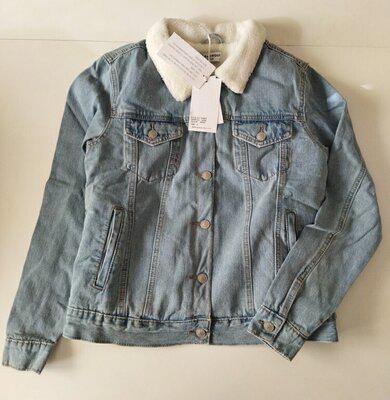 Куртка джинсова з хутром Glamorous M