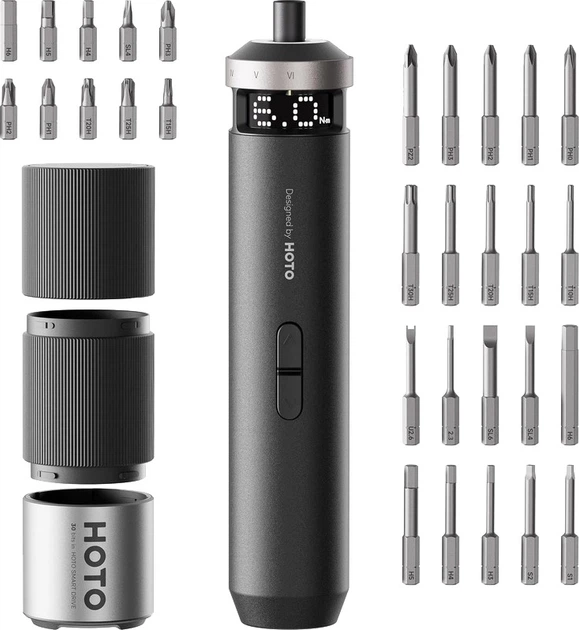 Отвертка электрическая HOTO PixelDrive Cordless Screwdriver QWLSD014 Black (34469860)