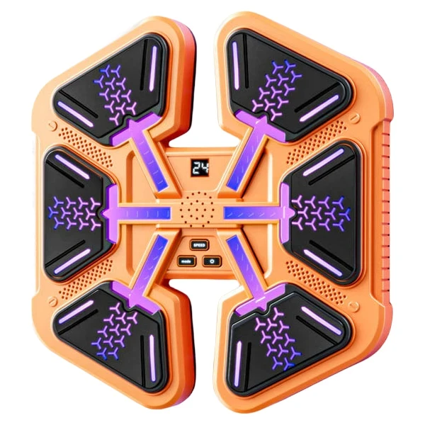 Тренажер боксерський з підсвічуванням та Bluetooth колонкою та рукавичками (bm7)