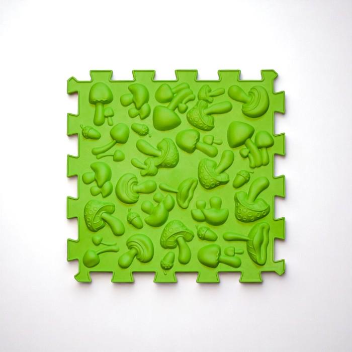 Розвиваючий килимок масажний Пазл Грибочки 1 елемент Зелений (GF120036) - фото 2 Розвиваючий килимок масажний Пазл Грибочки 1 елемент Зелений (GF120036) - фото 2