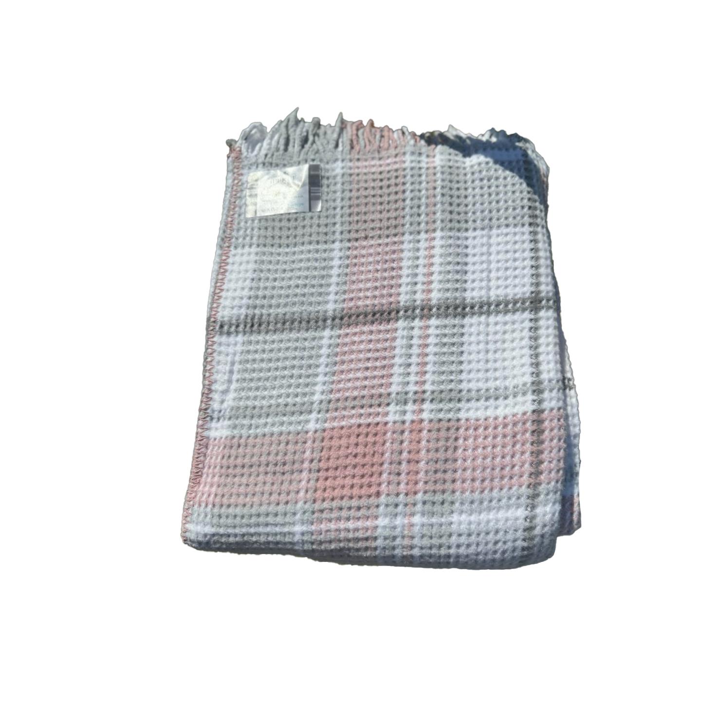 Плед хлопок 180x220 см Розовый (П4К-Aksu-002-02)