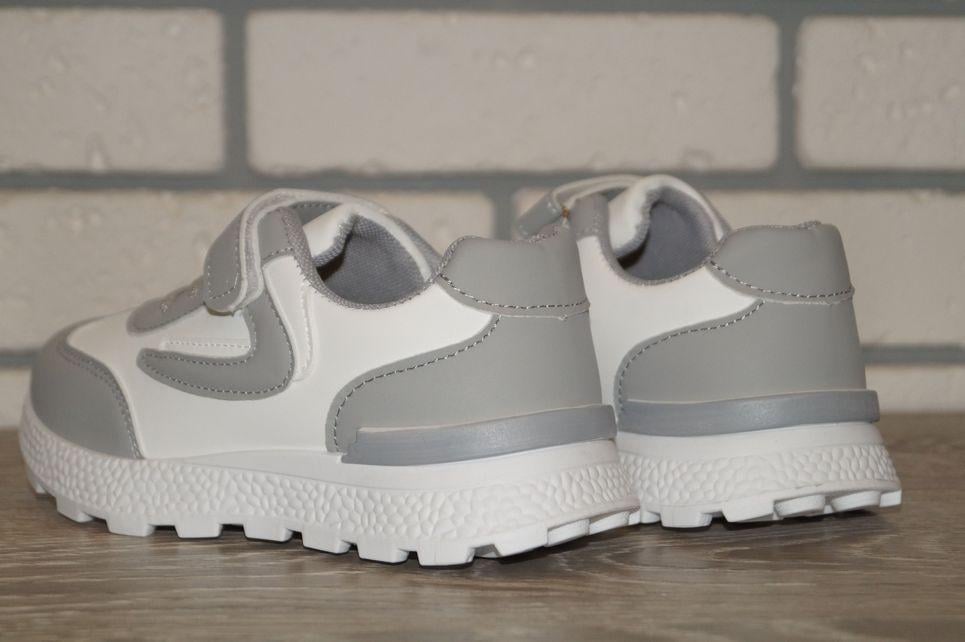Кросівки демісезонні дитячі XIFA р. 35 20 см Біло-сірий (31503-35) - фото 7