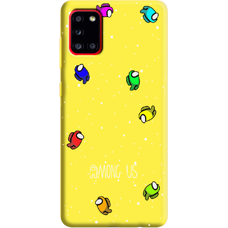 Чехол Boxface Samsung A315 Galaxy A31 Among Us Invisible Желтый силикон (39470-bk76-39919)