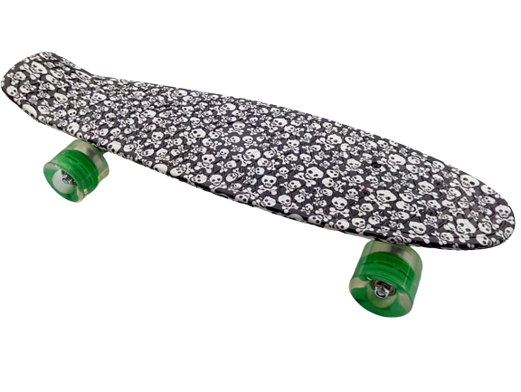 Пенниборд Penny Style 22" светящиеся колеса ABEC 9 Hard (2T2018)
