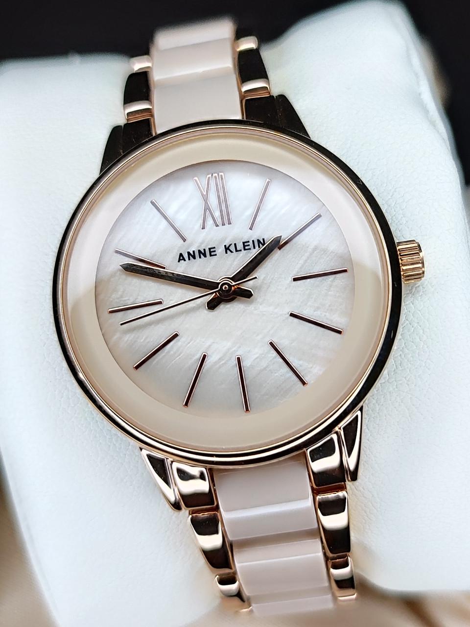 Наручные часы женские Anne Klein AK3878BHRG Розовое золото