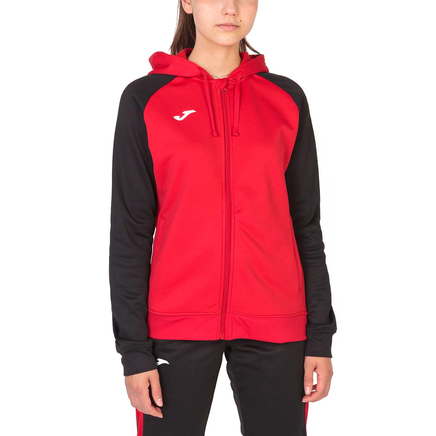 Олімпійка жіноча Joma 901336.601 Academy Iv Zip-Up Hoodie S Red/Black (8424309457570)