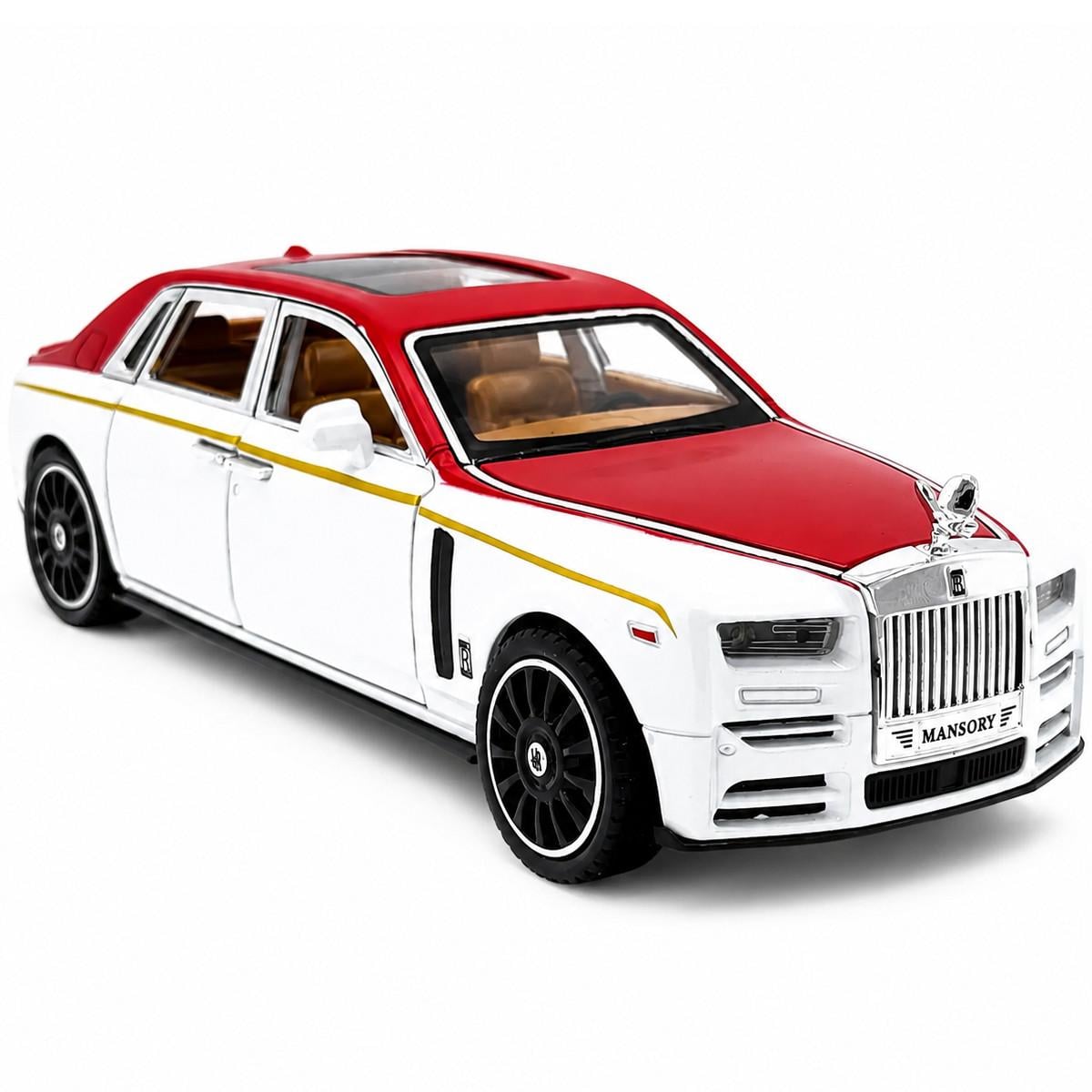 Игрушечная машинка-модель металлическая Rolls-Royce Phantom Mansory 1:24 инерционная свет/звук/открываются двери (37486545)