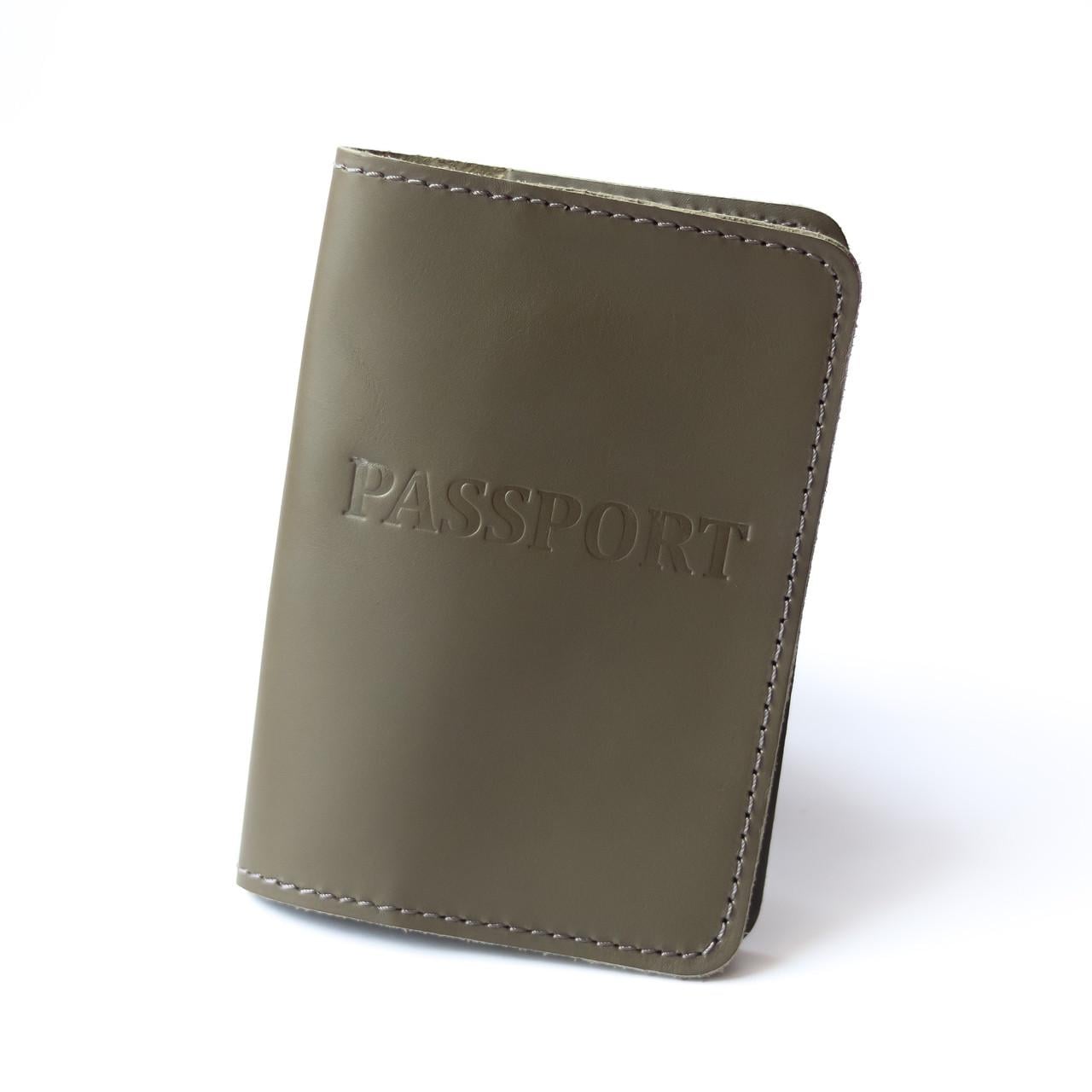 Обкладинка для паспорта Passport Оливковий (2050742581)