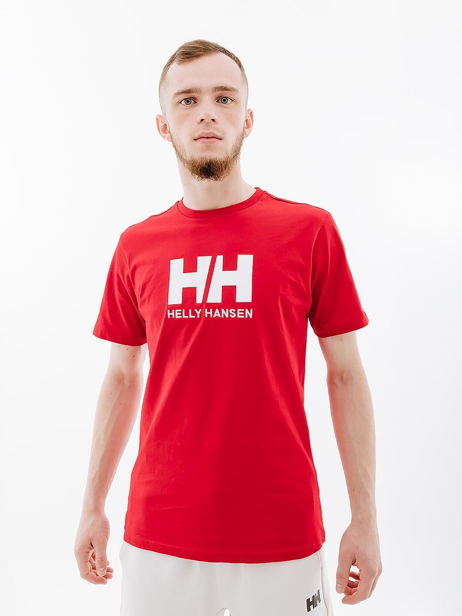 Футболка чоловіча Helly Hansen HH LOGO T-SHIRT XL Червоний (7d33979-163 XL)