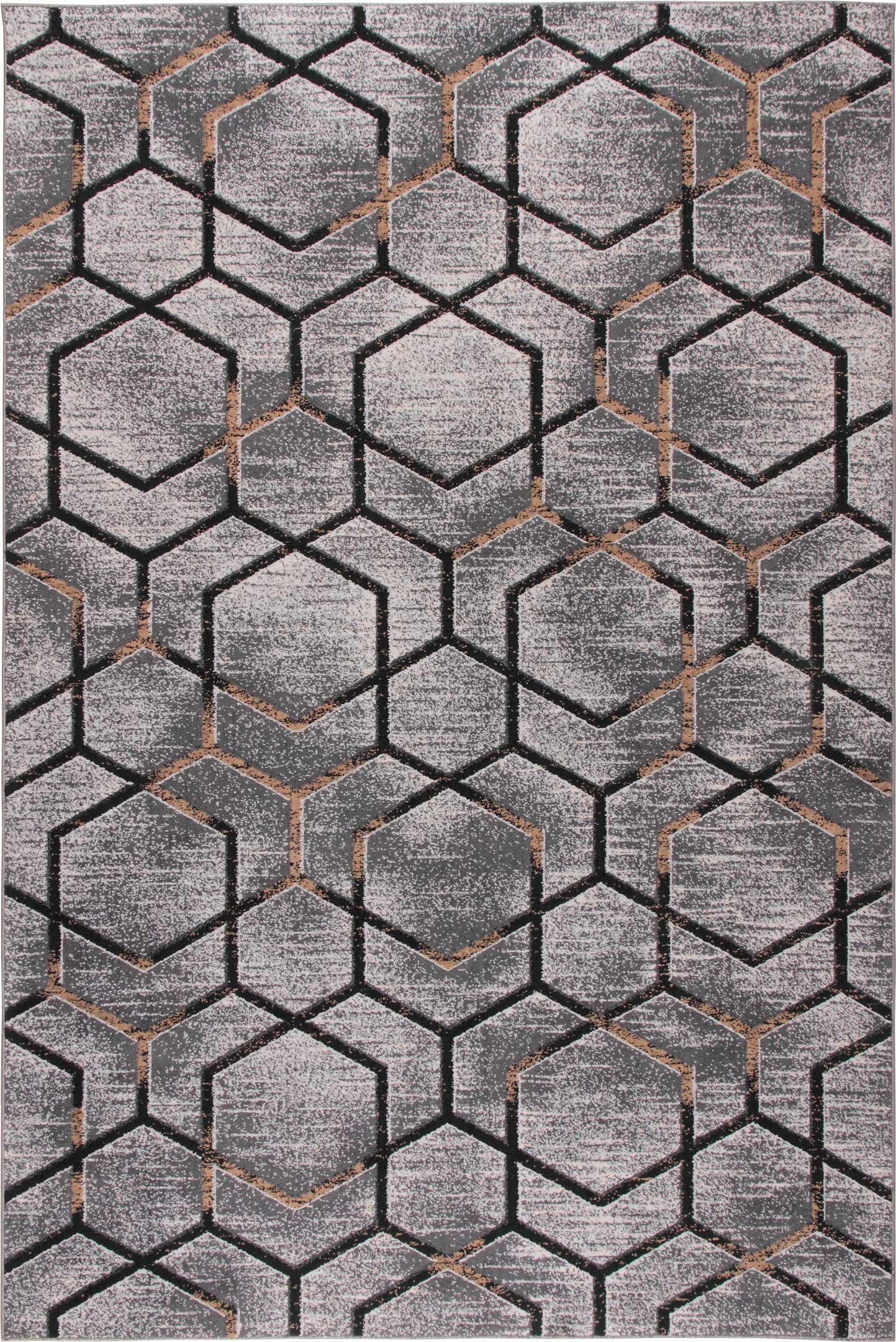 Ковер Karat Prima 21007/968 2x3 м прямоугольный Серый/Бежевый (00-00007545)