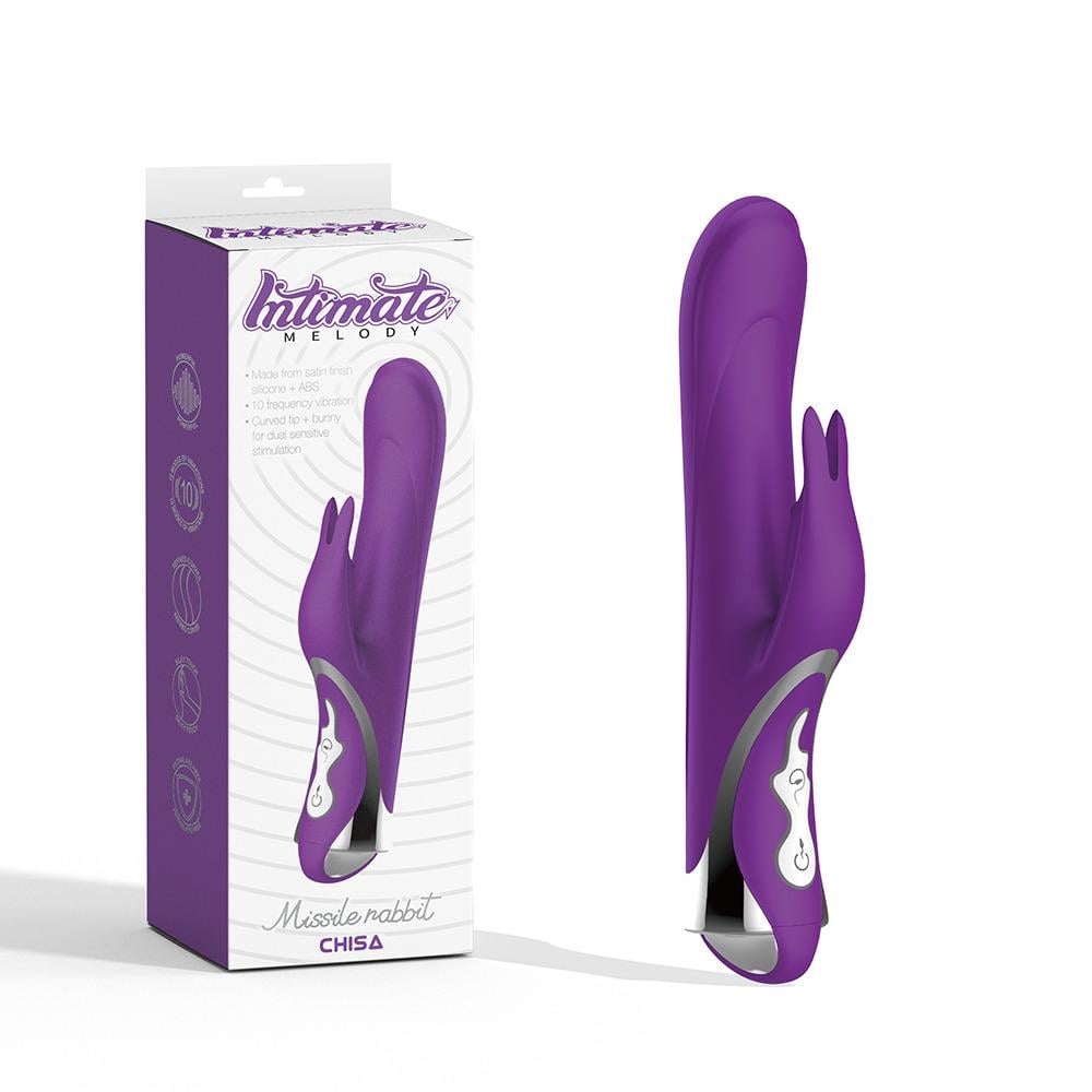 Вибратор-кролик Chisa Intimate Melody Missile Rabbit Фиолетовый (61813/CN-531036181)