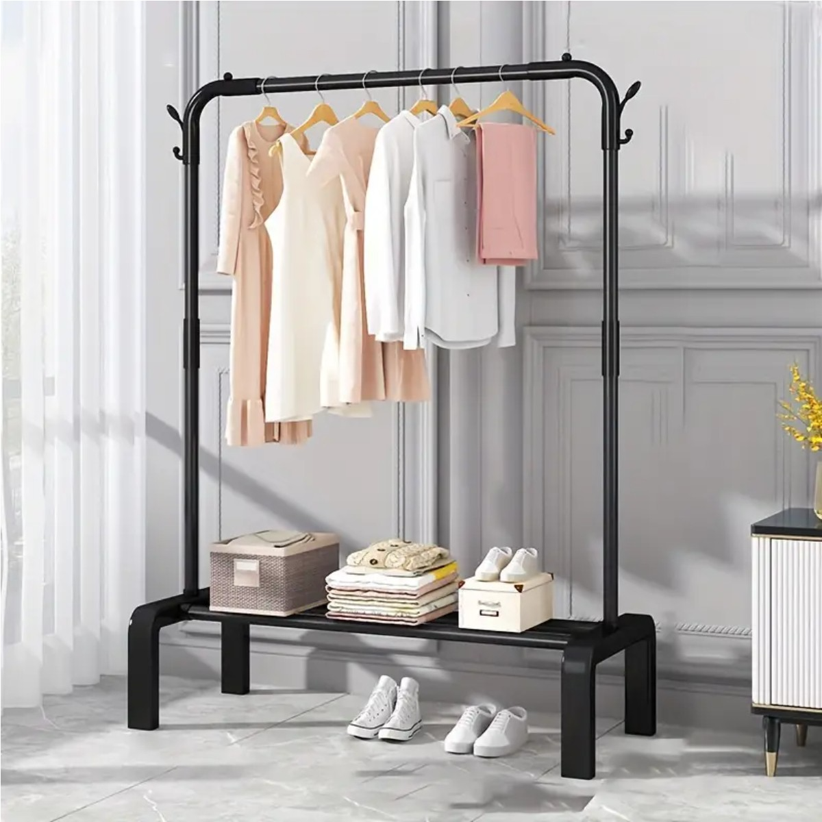 Вешалка-стойка для одежды Double Pole 110х40х150 см (R88772) - фото 7