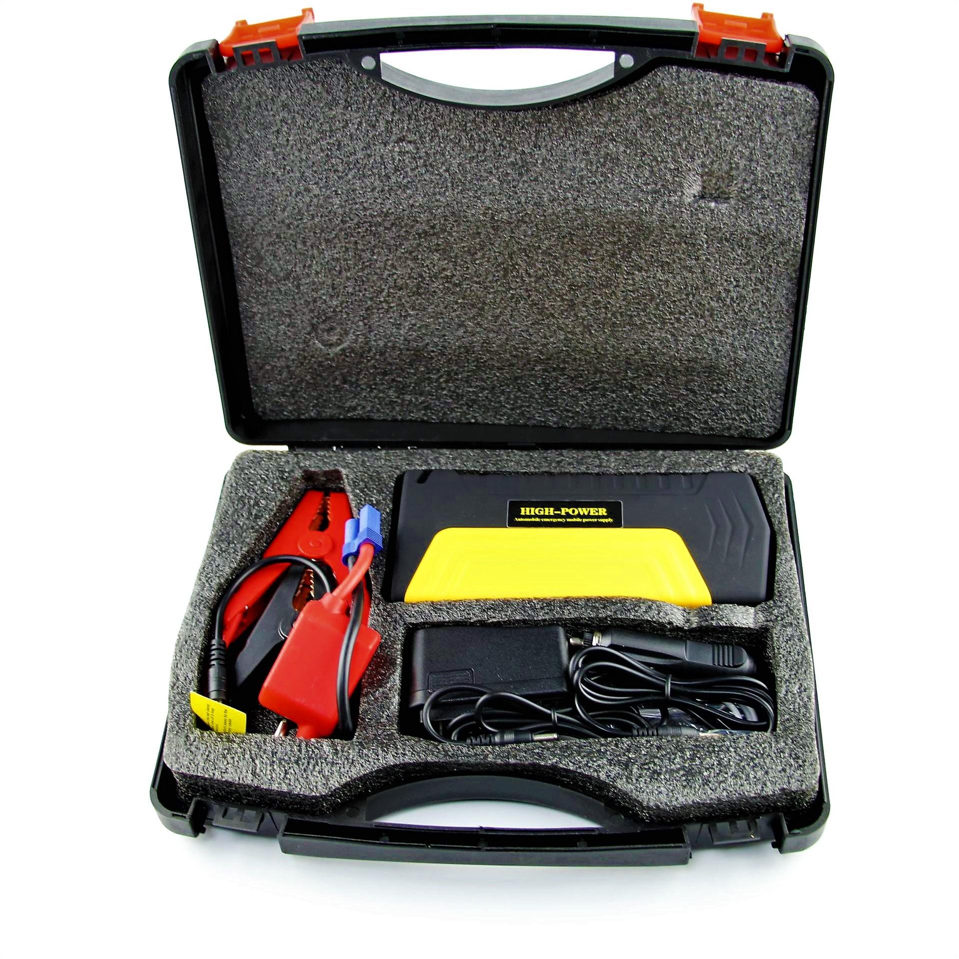 Пуско-зарядное устройство для машины Car jump starter 20000 mAh 2хUSB с фонариком - фото 10