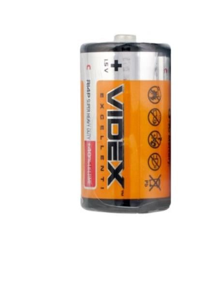 Батарейка щелочная Videx C/R14 Батарейка щелочная Videx C/R14