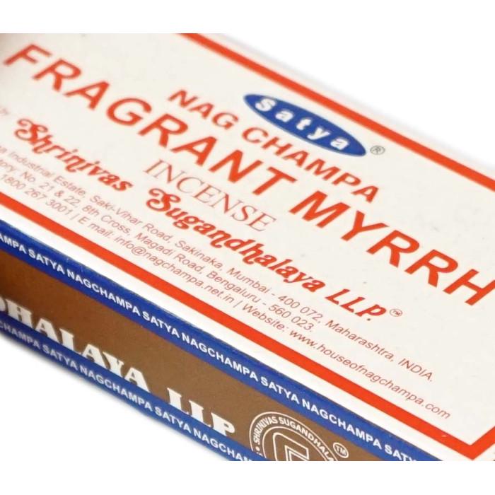 Аромапалочки Satya Fragrant Myrrh Ароматная мирра 15 г - фото 2