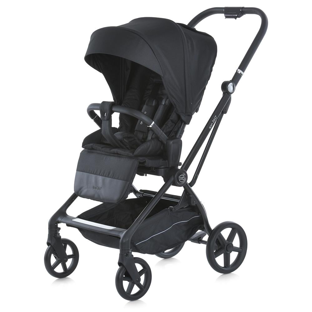 Коляска детская El Camino SPIN 360 Черный (ME 1138 Black)
