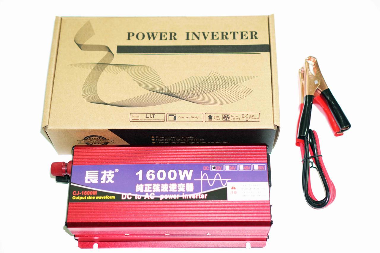 Перетворювач напруги CHANGI CJ-3530Q5612 з чистою синусоїдою 1600 Вт (12279699)