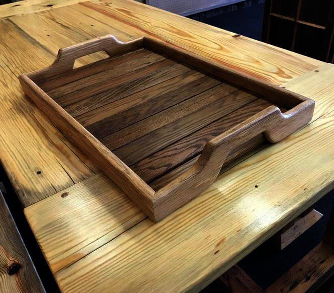 Поднос деревянный Тилт Капучино (ПДС-001409)