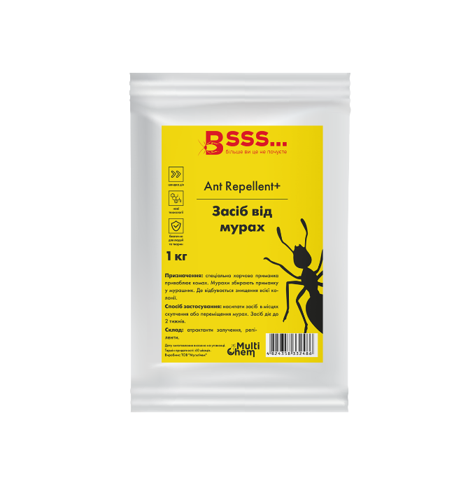 Засіб від мурах Ant Repellent+ порошок 1 кг (26738119)
