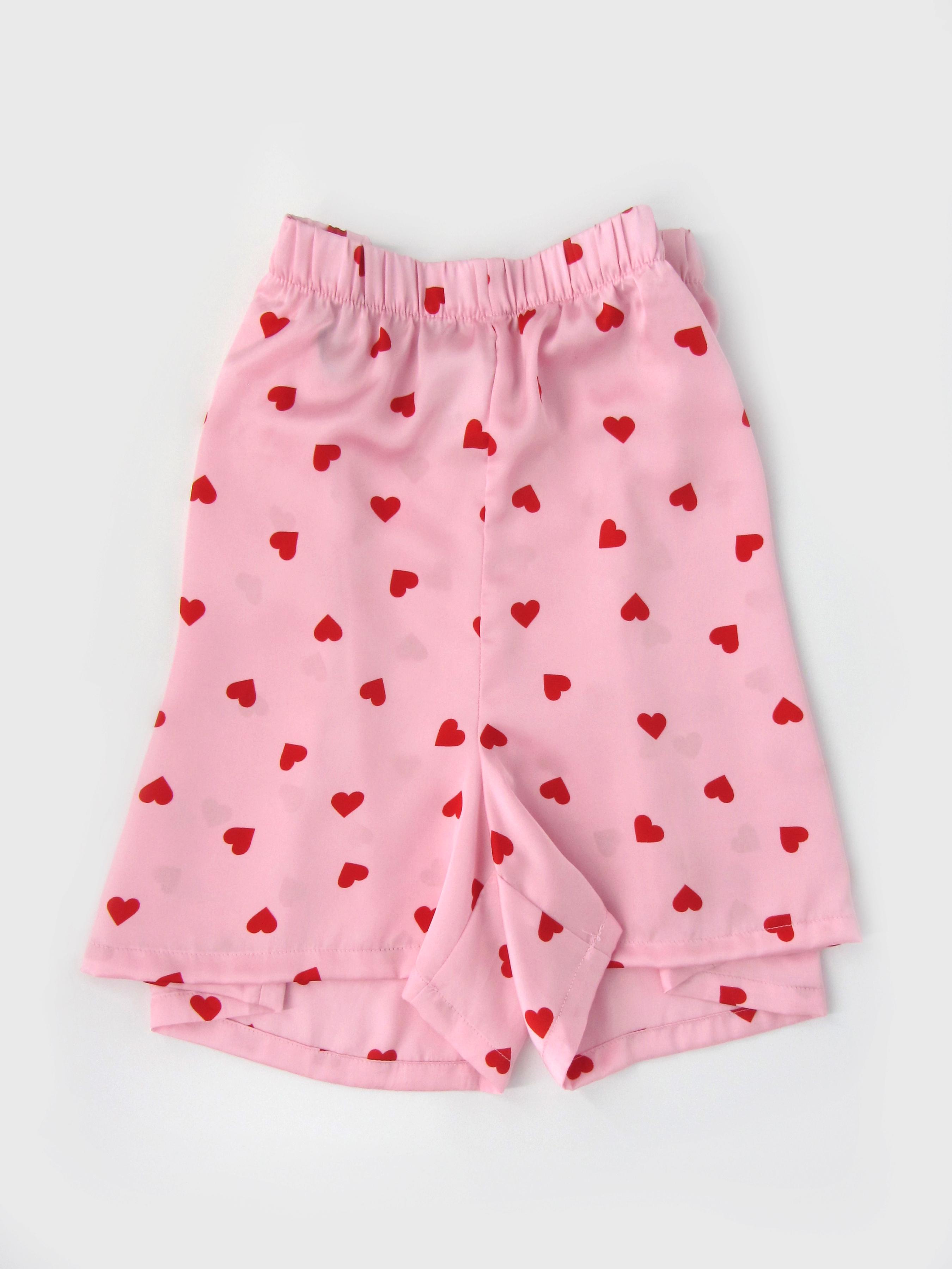 Шорти для сну H&M Серця 158-164 см Рожевий (A11121144201)