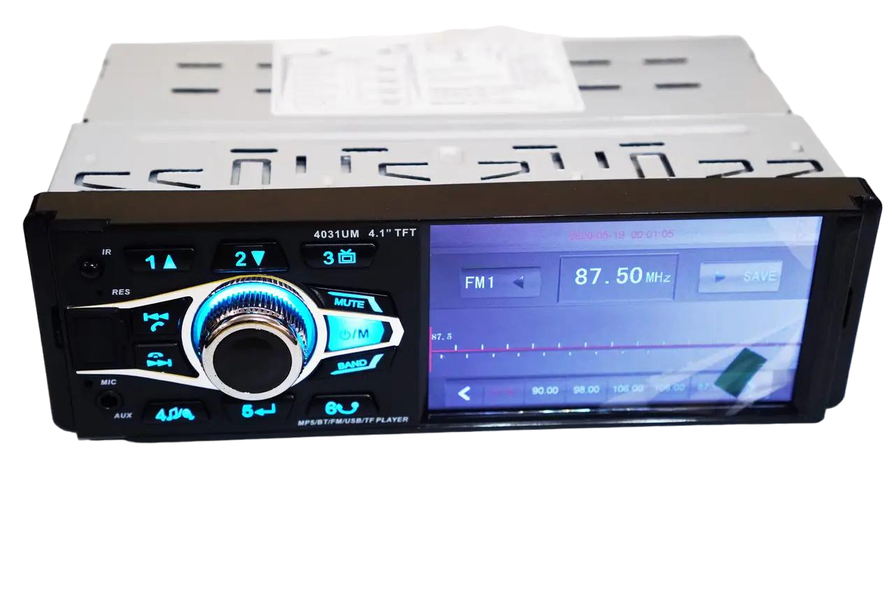 Автомагнитола 1DIN 4031 4.1 inch+ Bluetooth