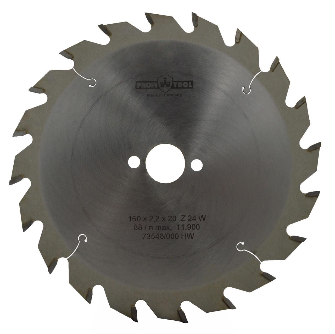 Диск пиляльний PROFITOOL Z 24 W 160х2,2х1,4х20 мм (2116008)