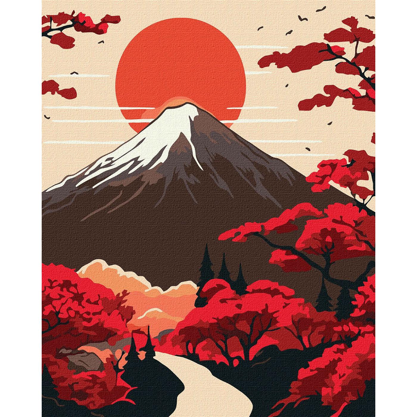 Картина за номерами ART CRAFT Гора Фудзі 40x50 см Різнокольоровий (PM-194-K-1179) Картина за номерами ART CRAFT Гора Фудзі 40x50 см Різнокольоровий (PM-194-K-1179)