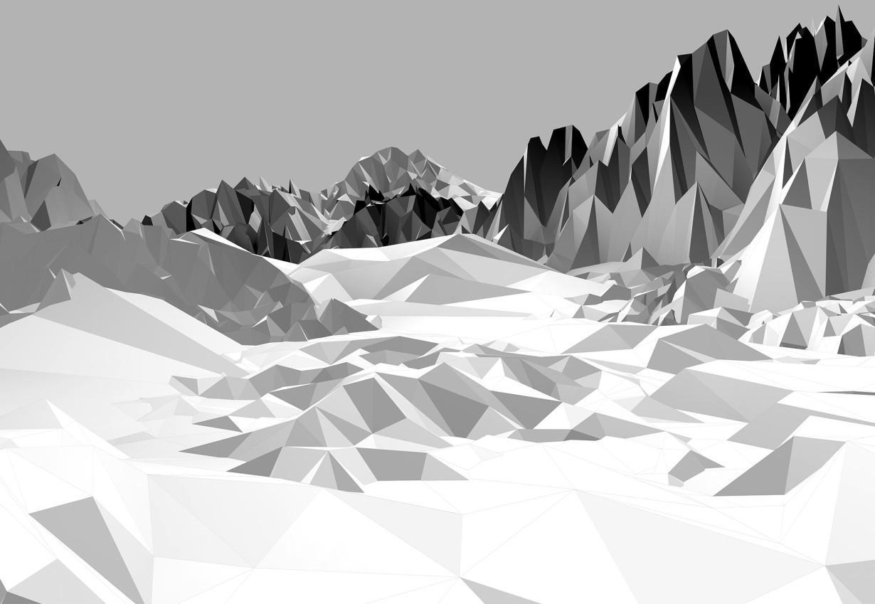 Обои Панно Komar Icefields бумажные моющие 368х254 см (8-208)