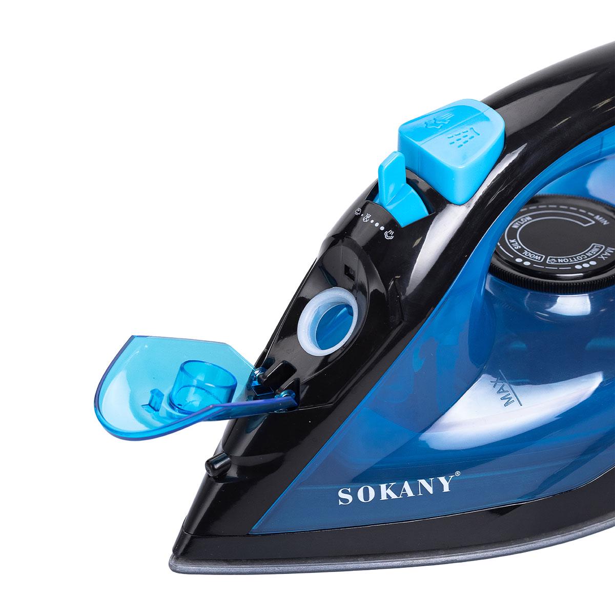 Праска ручна парова Sokany з керамічним покриттям для одягу 1600 Вт Синій (5922) - фото 9 Праска ручна парова Sokany з керамічним покриттям для одягу 1600 Вт Синій (5922) - фото 9