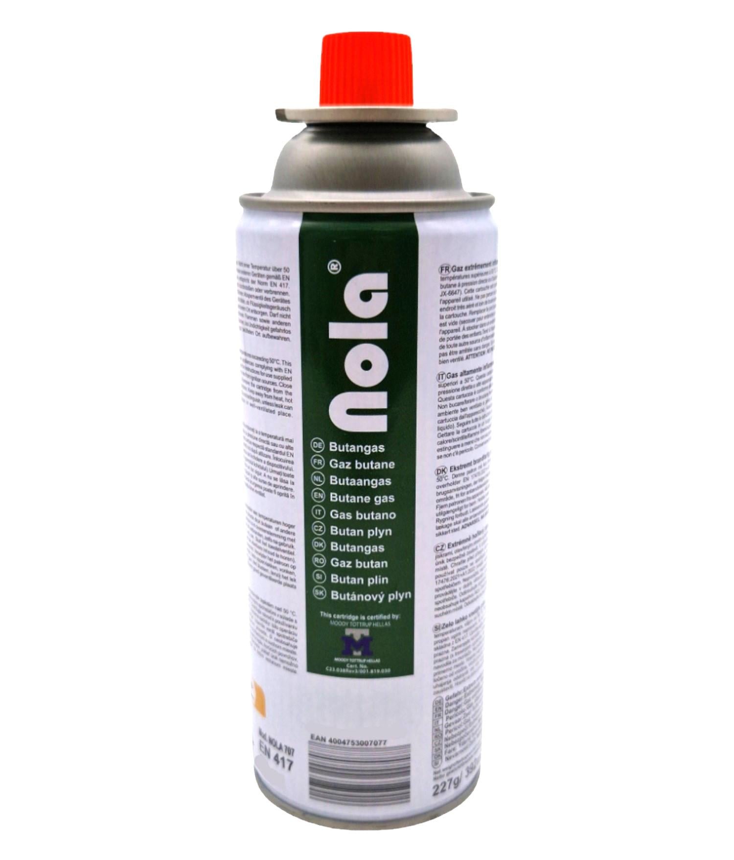 Баллон газовый цанговый Nola Lidl 227 г 392 мл MSF-1A газовый картридж/бутан (D1-00495)