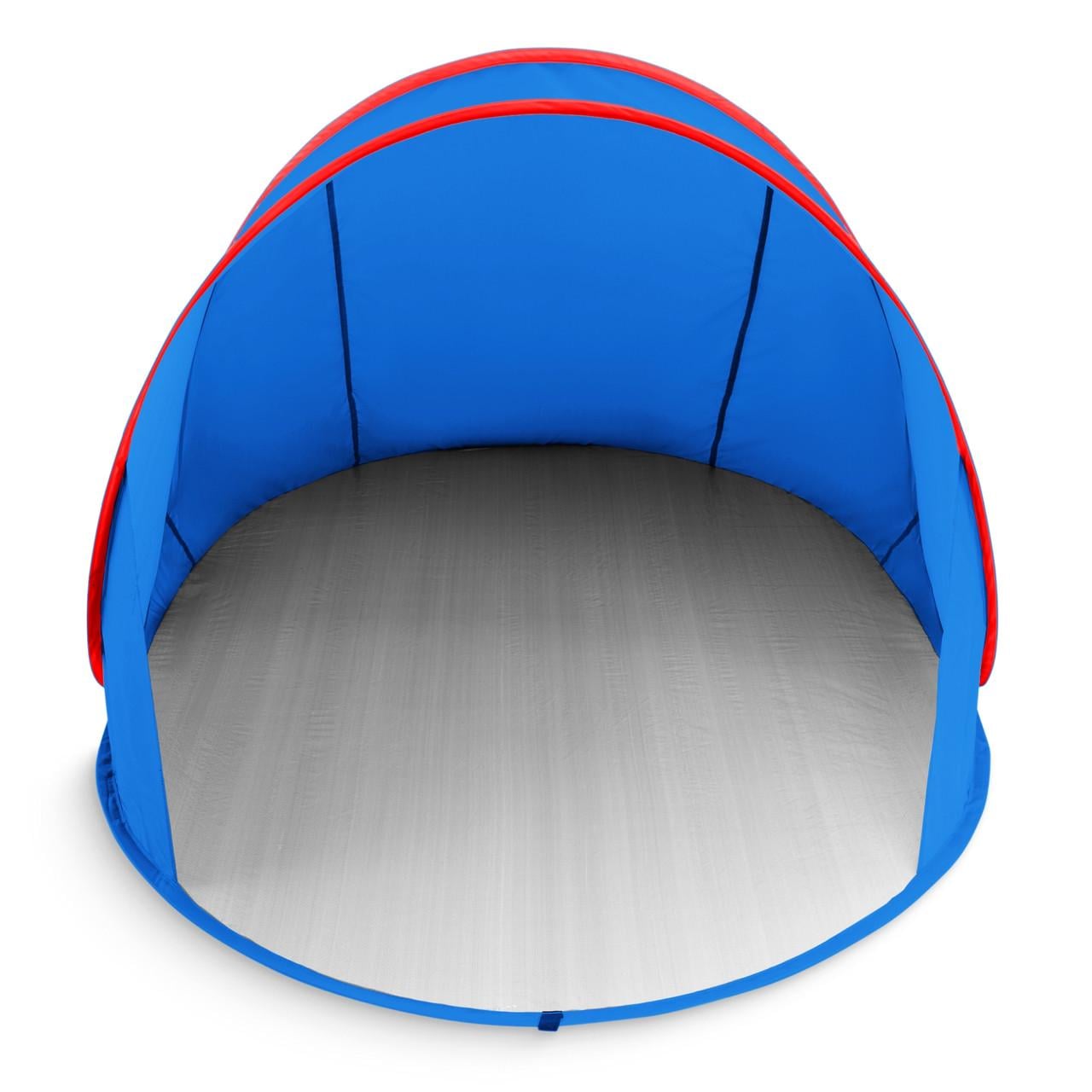 Намет пляжний 4fizjo Pop-Up саморозкладний 195х120 см Blue/Red (P-5905973405164) Намет пляжний 4fizjo Pop-Up саморозкладний 195х120 см Blue/Red (P-5905973405164)