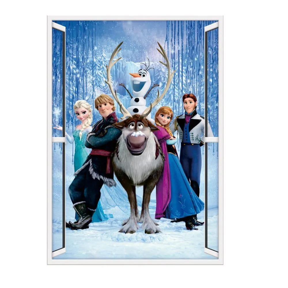 Наклейка вінілова Холодне серце для дитячої кімнати для дівчаток і хлопчиків 50х70 см Наклейка вінілова Холодне серце для дитячої кімнати для дівчаток і хлопчиків 50х70 см