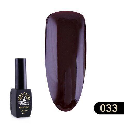 Гель-лак Global Fashion Black elite 033