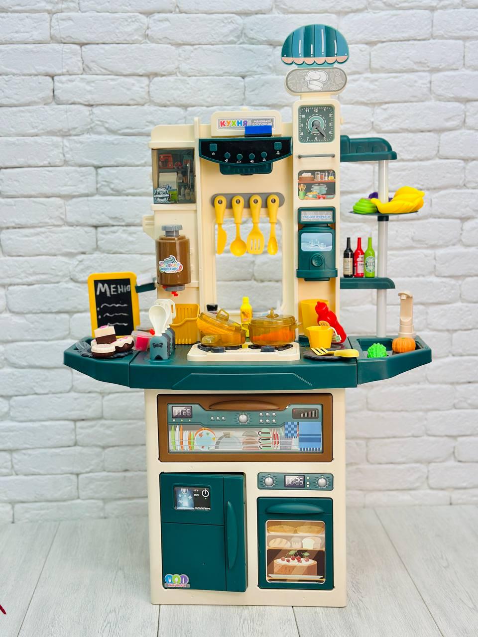 Кухня интерактивная 88 пр. 110 см Синий (2369-1)