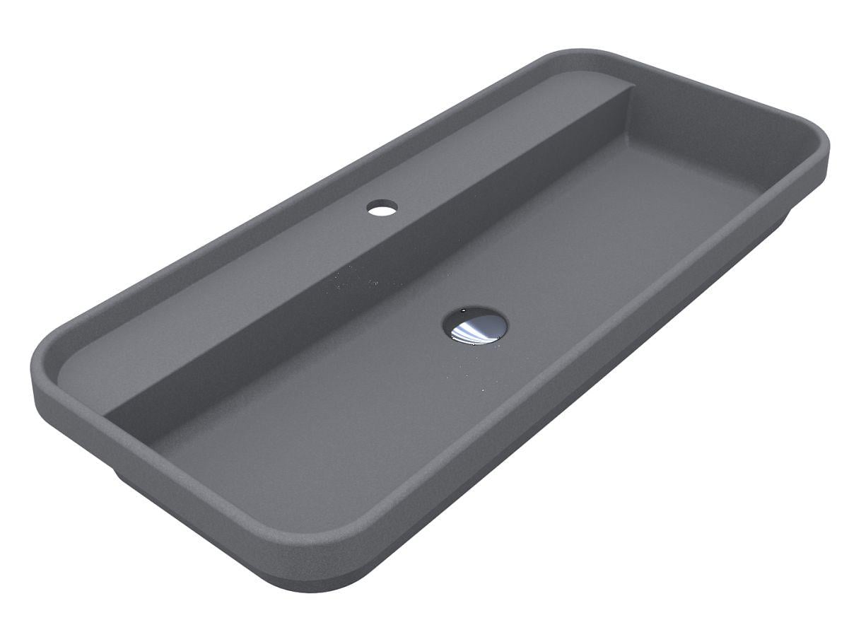 Умивальник зі штучного каменю Miraggio OCEAN 900 MIRASTONE Grey (33997509) Умивальник зі штучного каменю Miraggio OCEAN 900 MIRASTONE Grey (33997509)