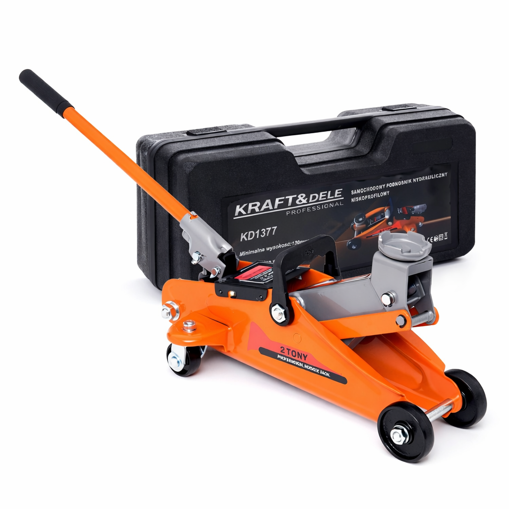 Домкрат гидравлический подкатный Kraft&Dele KD1377 2 т 300 мм Домкрат гидравлический подкатный Kraft&Dele KD1377 2 т 300 мм