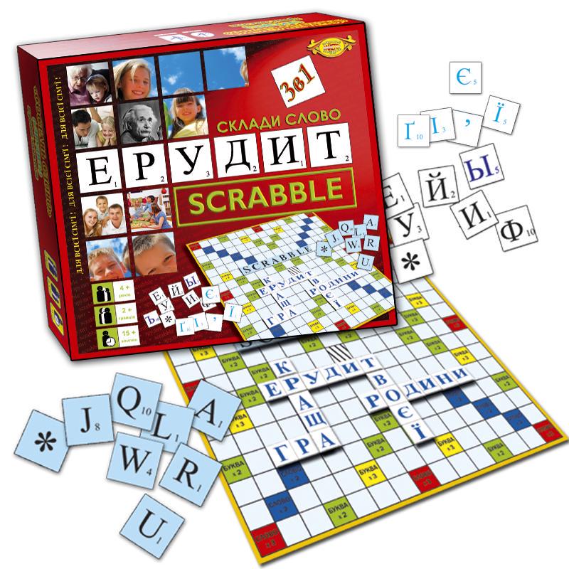 Настільна гра Майстер Склади слово Ерудит (Scrabble)