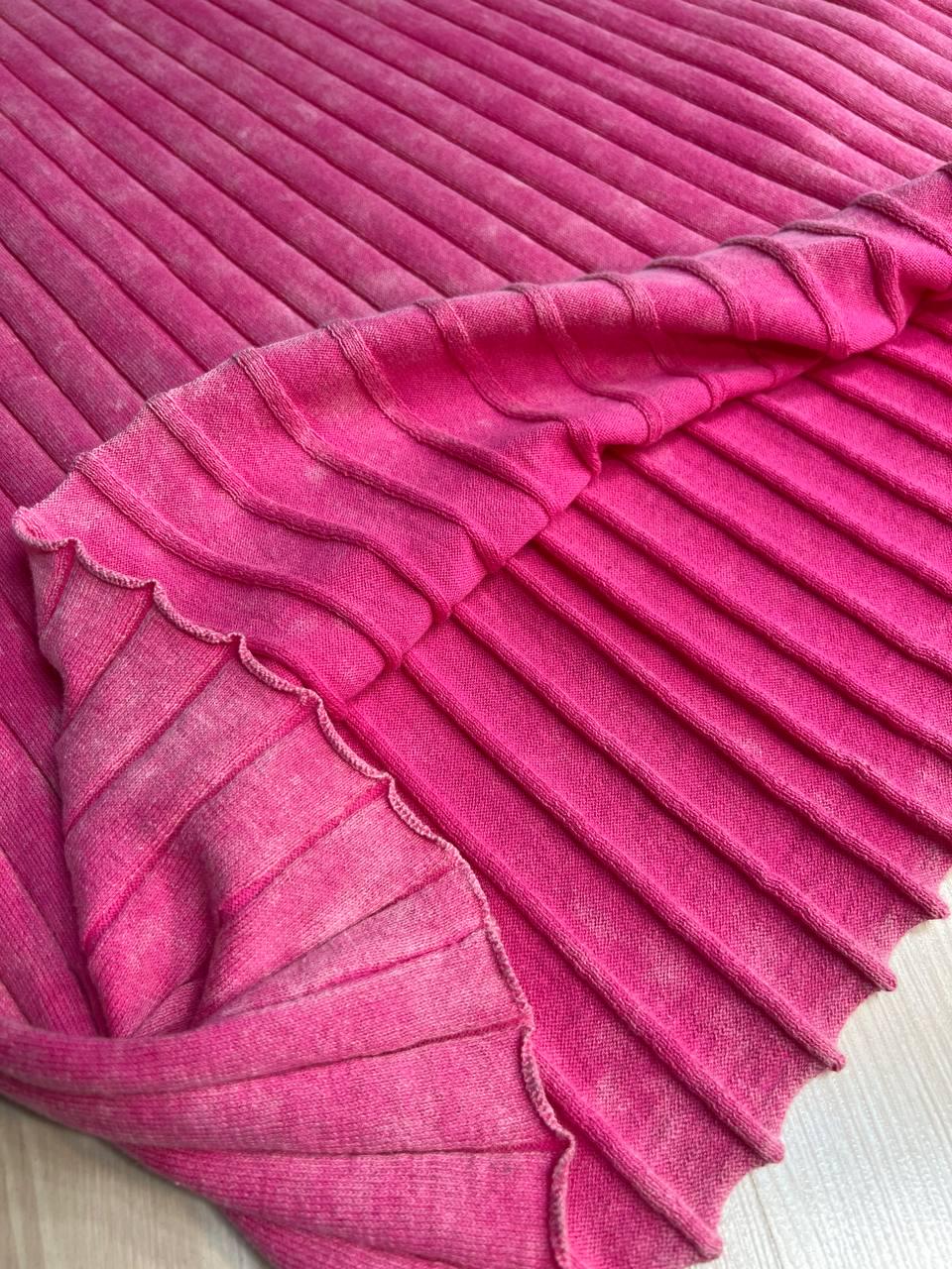 Платье женское Fashion 3042 длинная трапеция трикотажное в рубчик OS Розовый (26404735) - фото 7 Платье женское Fashion 3042 длинная трапеция трикотажное в рубчик OS Розовый (26404735) - фото 7