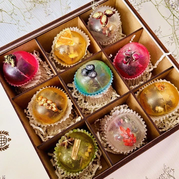 Подарочный набор чайными бомбочками 9 шт. в подарочной упаковке (28586742) - фото 2