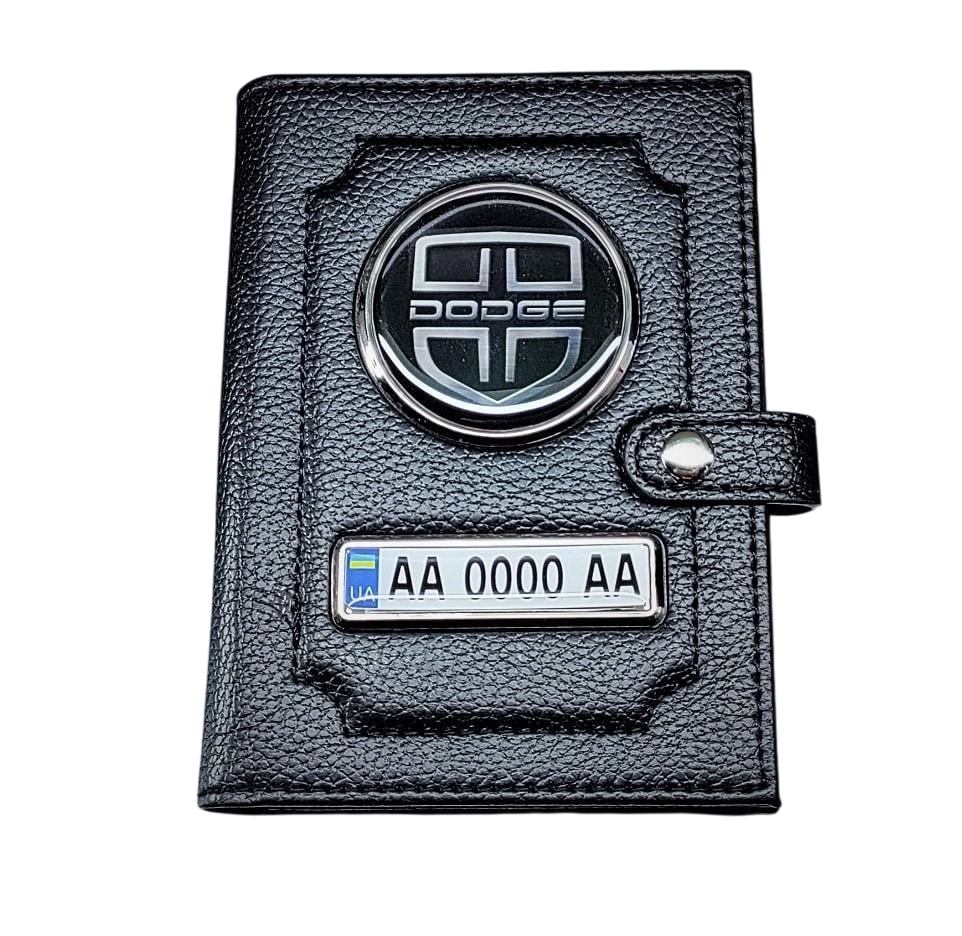 Портмоне Dodge с государственным номером (1799923883)